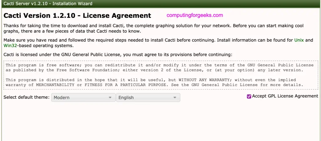 Install and Configure Cacti on Ubuntu 20.04|18.04 3 install cacti server ubuntu 03