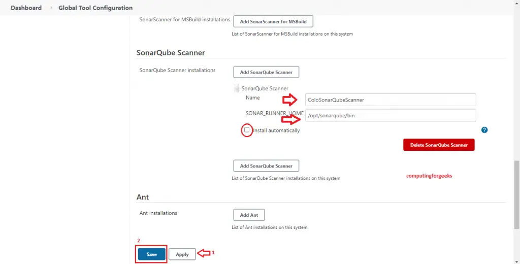 How To Integrate SonarQube with Jenkins 16 adding sonarscanner 1