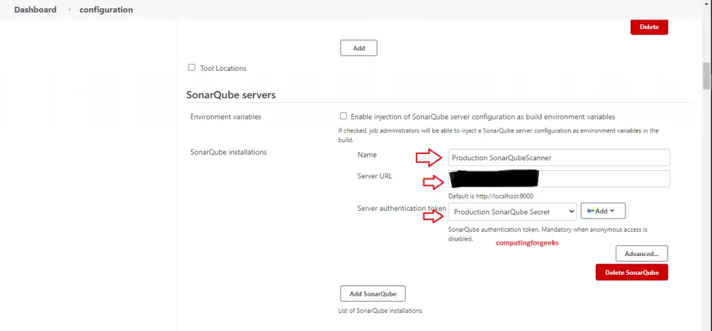 How To Integrate SonarQube with Jenkins 10 configure system add SonarQube