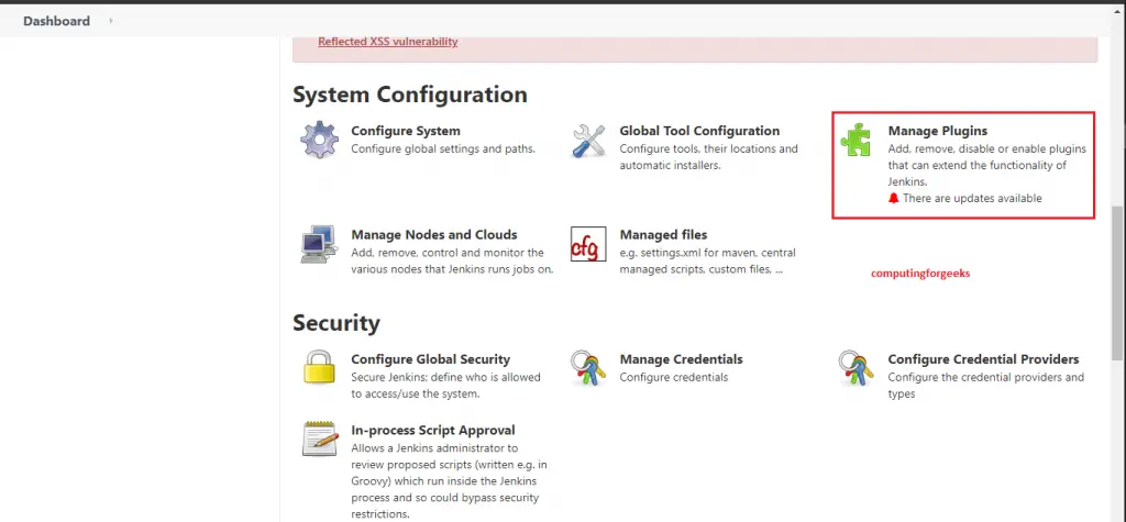 How To Integrate SonarQube with Jenkins 2 manage plugins