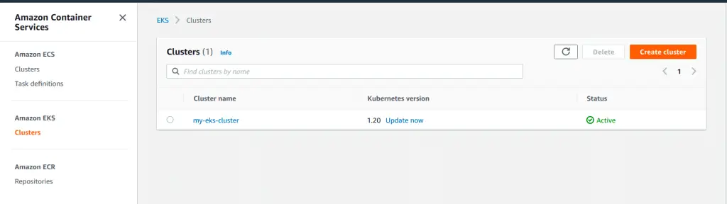 How To Deploy EKS Cluster on AWS using Terraform 8 aws eks cluster list