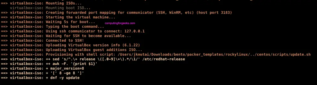 How To Create Rocky Linux 8 Vagrant Boxes Using Packer 3 generate vagrant boxes rocky linux 8 03