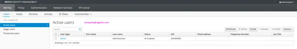 Install FreeIPA Server on Rocky Linux 9 / AlmaLinux 9 4 install freeipa rocky linux 8 03