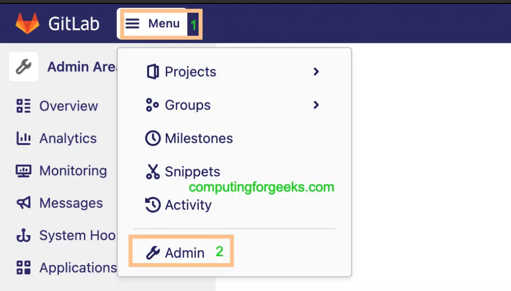 How To Install GitLab on Rocky Linux 8 With Let's Encrypt 6 install gitlab rocky linux 8 06