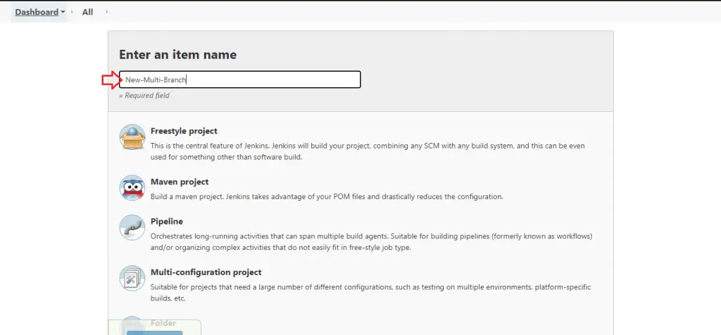 How To Use Multi-Branch Pipeline in Jenkins 10 jenkins enter a new multi branch item name