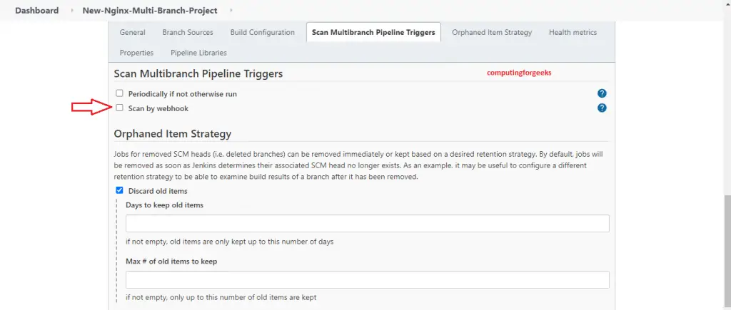 How To Use Multi-Branch Pipeline in Jenkins 15 jenkins new multi branch item scan triggers by webhook
