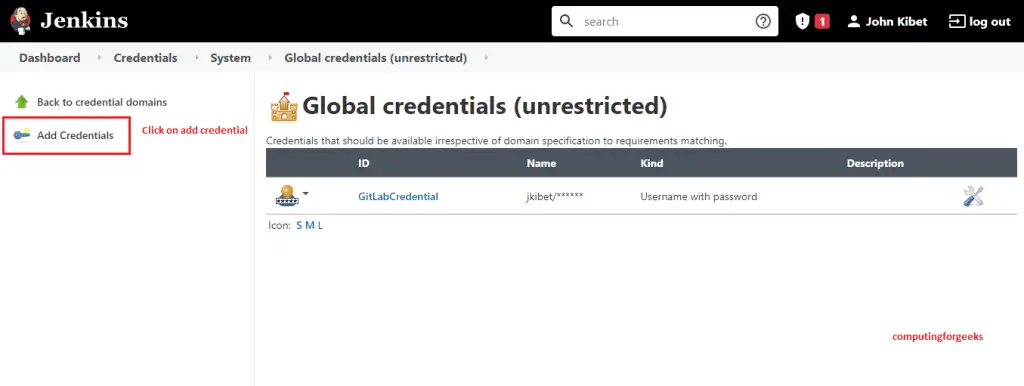 How To Add Multiple Kubernetes Clusters to Jenkins 8 kubernetes jenkins manage credentials Global credentials unrestricted step3