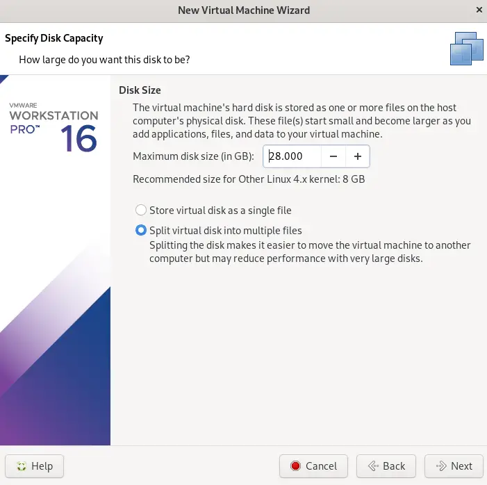 lightweight linux distro for virtual machine host