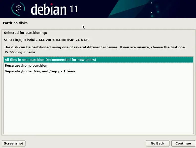 Install Debian 11 Bullseye - Step by Step With Screenshots 29 Install Debian 11 bullseye – Step by Step With Screenshots 35