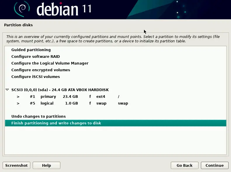 Install Debian 11 Bullseye - Step by Step With Screenshots 30 Install Debian 11 bullseye – Step by Step With Screenshots 36