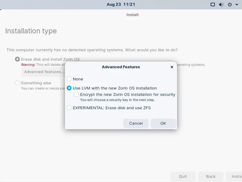 Install Zorin OS 16 - Step by Step With Screenshots 18 Install Zorin OS 16 – Step by Step With Screenshots 30