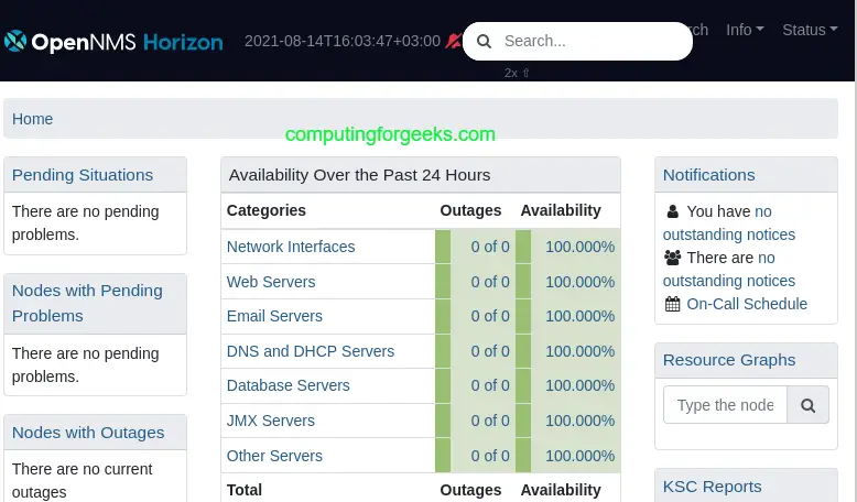 How To Install OpenNMS on Debian 12/11/10 2 Install opennms on debian 10 9 1 1