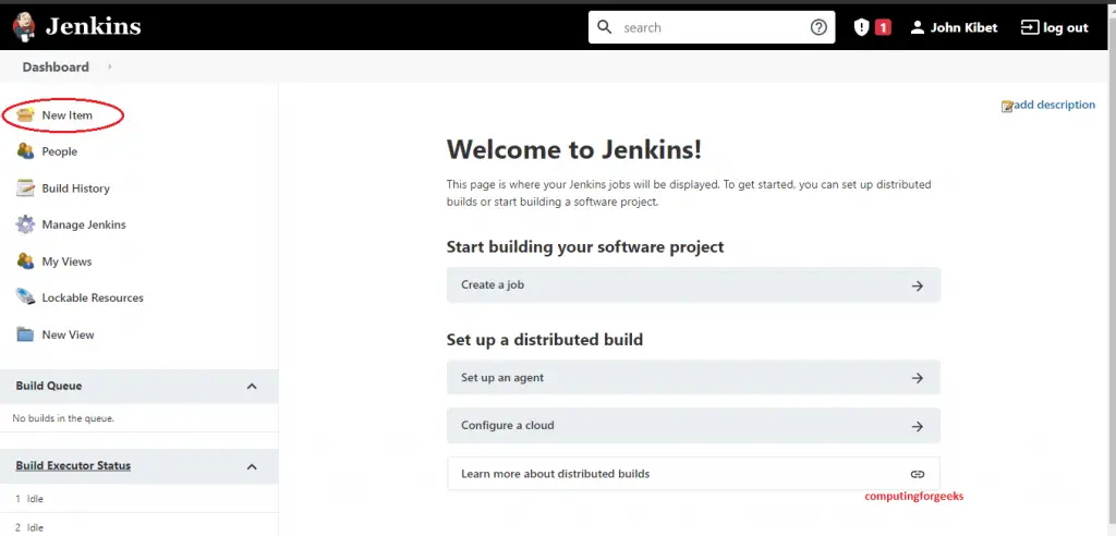 Separate Jenkinsfiles from Sources and Prevent unwarranted editing 5 jenkins click new item