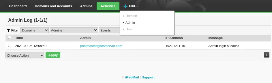 How To Install iRedMail on Rocky Linux 8 / AlmaLinux 8 19 Screenshot from 2021 09 05 16 06 45