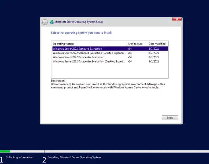 Install Windows Server 2022 - Step By Step With Screenshots 7 install windows server 2022 powershell