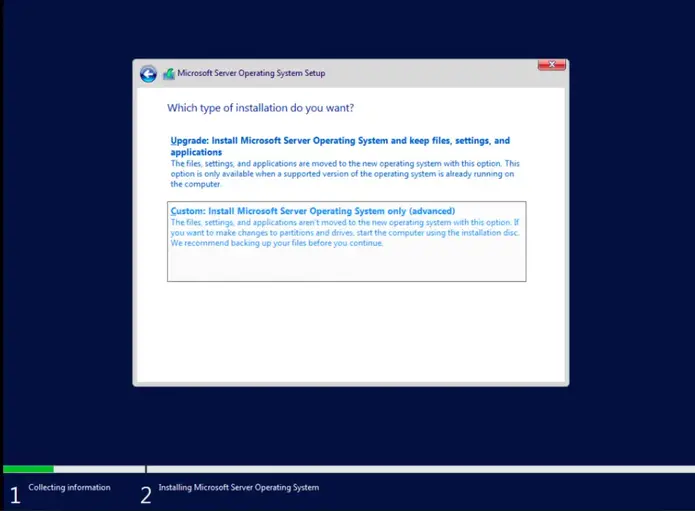 Install Windows Server 2022 - Step By Step With Screenshots 9 install windows server 2022 powershell2