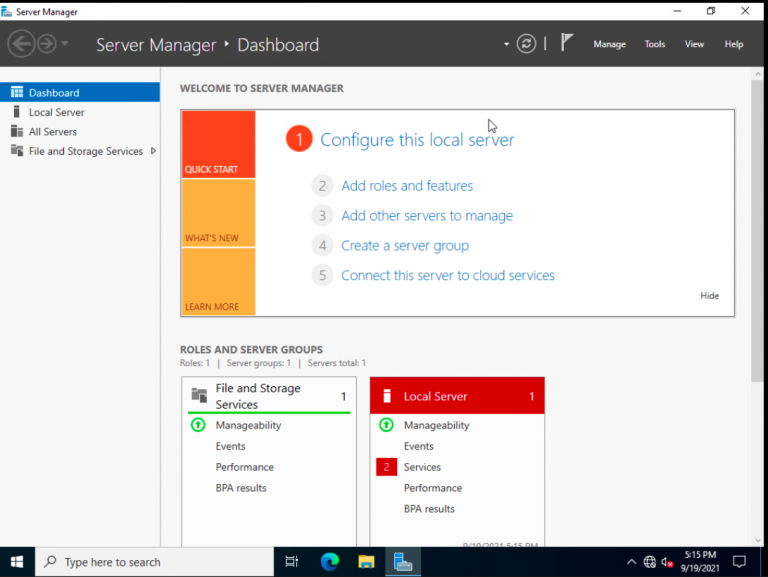 install windows server 2022a2