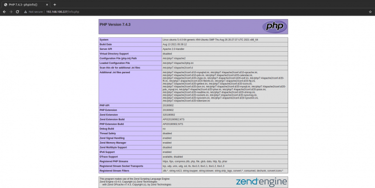 setup lamp stack on debian ubuntu
