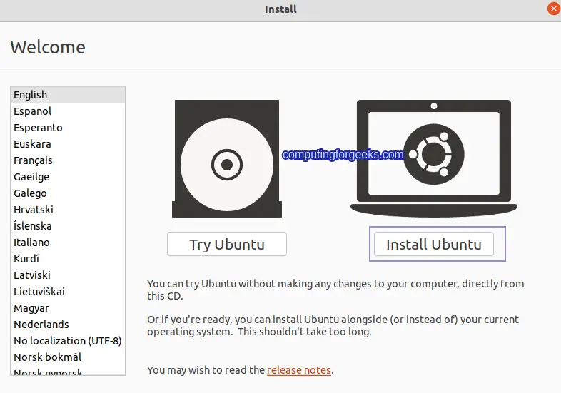 Install Ubuntu 22.04 (Jammy Jellyfish) - Step by Step With Screenshots 14 Install Ubuntu 22.04 – Step by Step With Screenshots 17