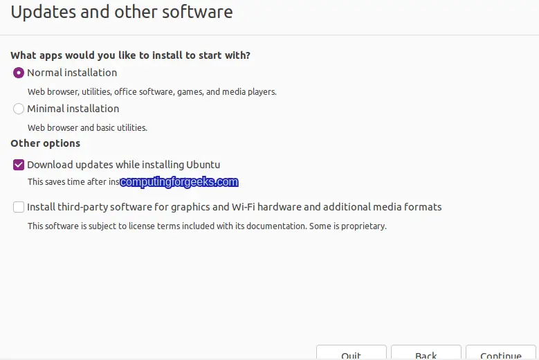 Install Ubuntu 22.04 (Jammy Jellyfish) - Step by Step With Screenshots 16 Install Ubuntu 22.04 – Step by Step With Screenshots 19