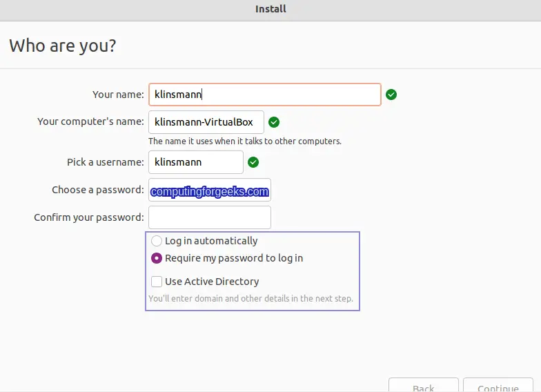 Install Ubuntu 22.04 (Jammy Jellyfish) - Step by Step With Screenshots 21 Install Ubuntu 22.04 – Step by Step With Screenshots 24