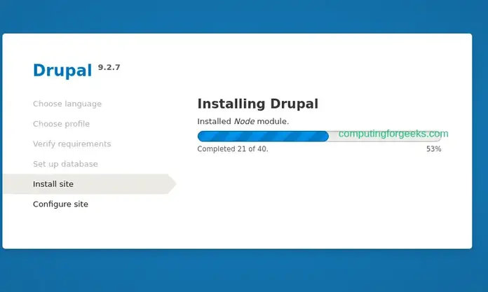 Namestite in konfigurirajte Drupal 9 CMS na Debian 11|10 4 Namestite in konfigurirajte Drupal 9 CMS na Debian 11 Debian 10 3