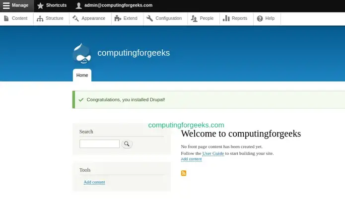 Namestite in konfigurirajte Drupal 9 CMS na Debian 11|10 6 Namestite in konfigurirajte Drupal 9 CMS na Debian 11 Debian 10 5