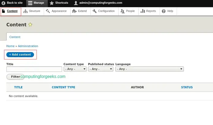Namestite in konfigurirajte Drupal 9 CMS na Debian 11|10 7 Namestite in konfigurirajte Drupal 9 CMS na Debian 11 Debian 10 6