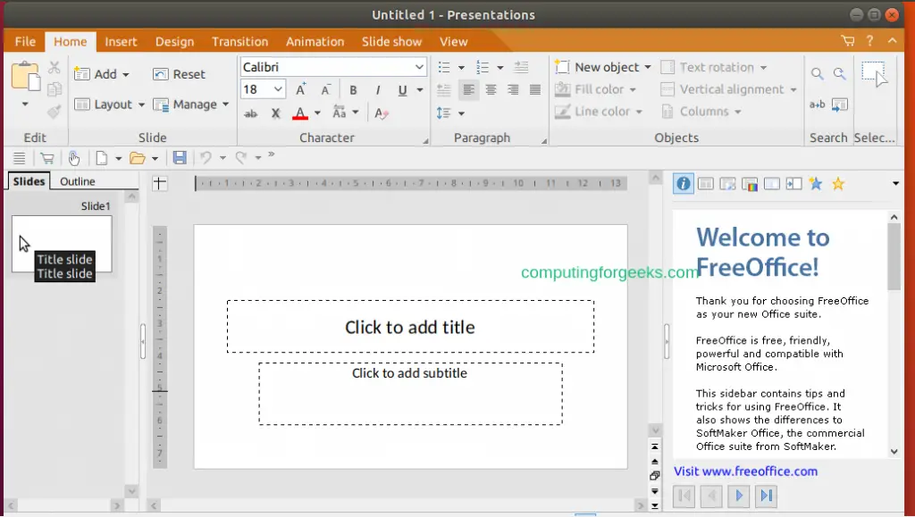 How To Install FreeOffice on Ubuntu 24.04|22.04|20.04 8 Install and Use FreeOffice 2021 on Ubuntu 20.0418.04 7
