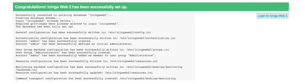 How To Install Icinga Web 2 on CentOS 8 / RHEL 8 10 icinga 2 install login