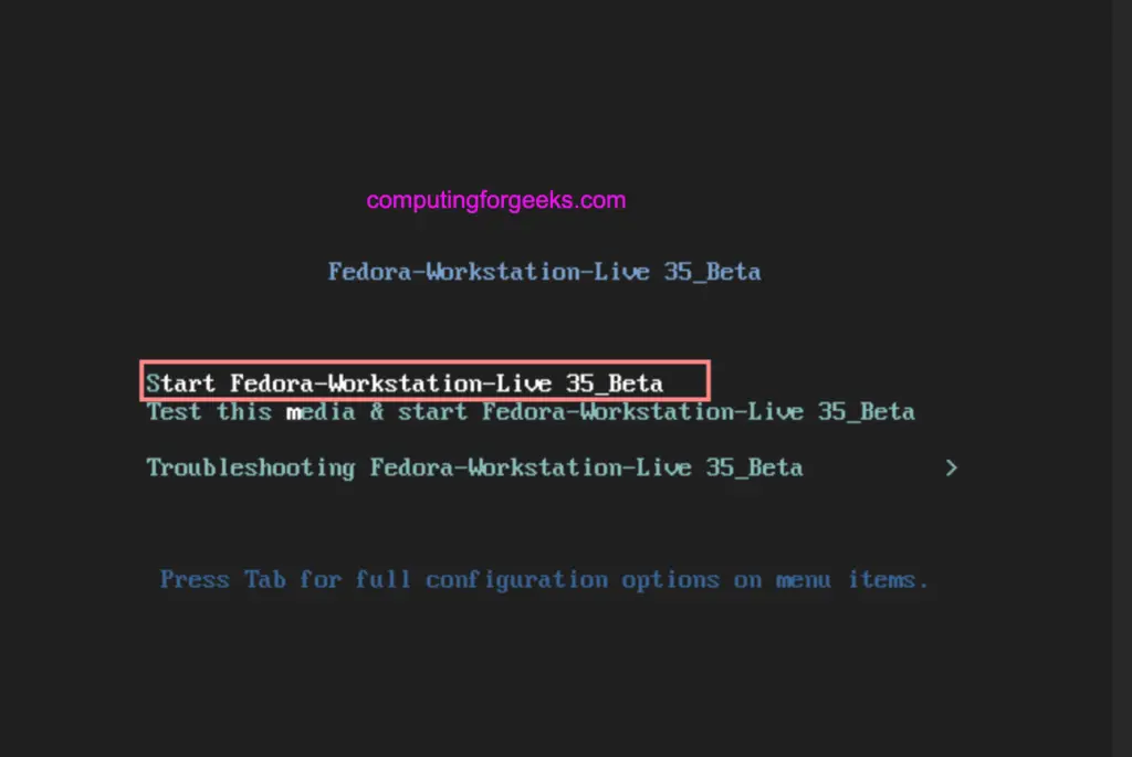 How To Install Fedora 35 – Step by Step With Screenshots 10 install fedora 25 step by step with screenshots 01