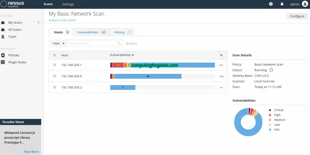 Install Nessus Vulnerability Scanner on Debian 11109 7