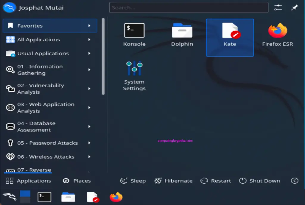 Install KDE Desktop Environment on Kali Linux 2024.x 6 install KDE Desktop Environment Kali Linux 06