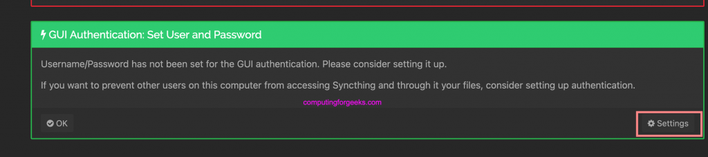 Install and Use Syncthing on Ubuntu 22.04|20.04|18.04 1 install syncthing ubuntu set password