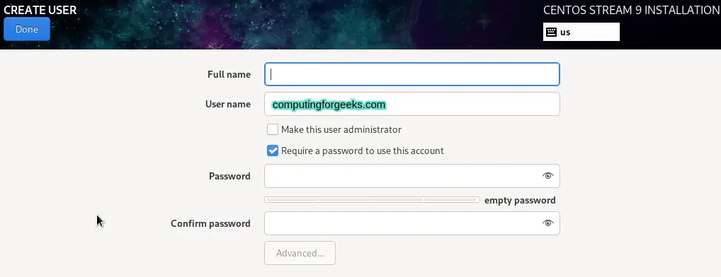 Install CentOS Stream 9 - Complete Steps With Screenshots 17 How To Install CentOS 9 Stream – Complete Steps With Screenshots 19