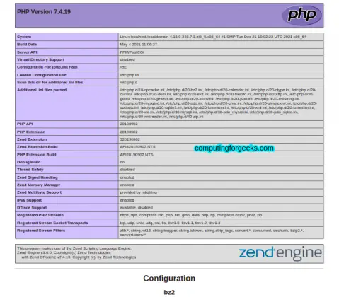 Install LEMP Stack on Rocky Linux 8|AlmaLinux 8 | ComputingForGeeks