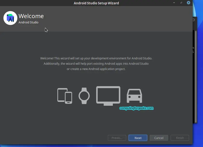 Installing Android Studio on Fedora 42/41/40 4 Install and Use Android Studio on Fedora 35343332 2