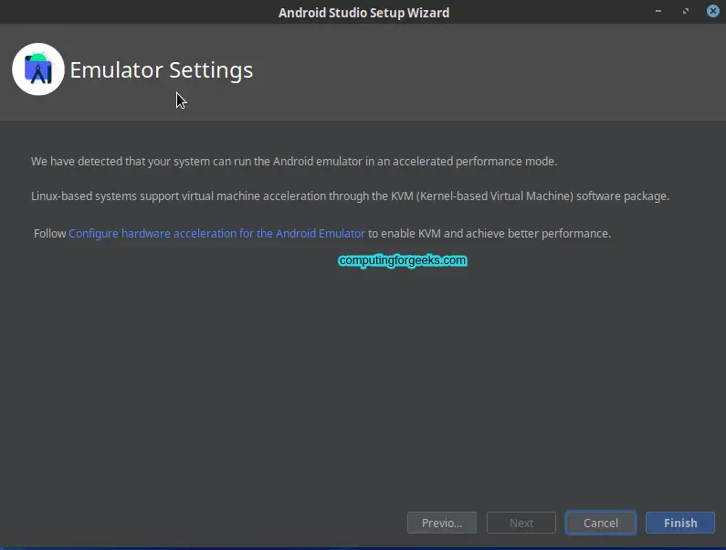 Installing Android Studio on Fedora 42/41/40 8 Install and Use Android Studio on Fedora 35343332 6