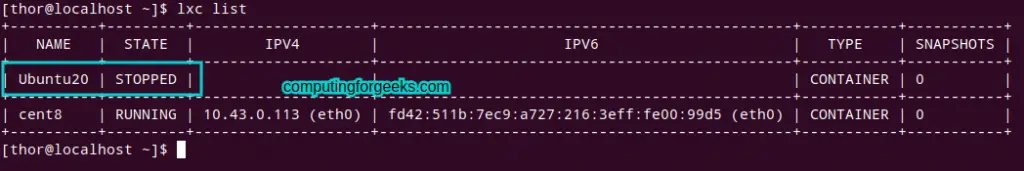 Run Linux Containers with LXCLXD on Rocky Linux 8AlmaLinux 8 1