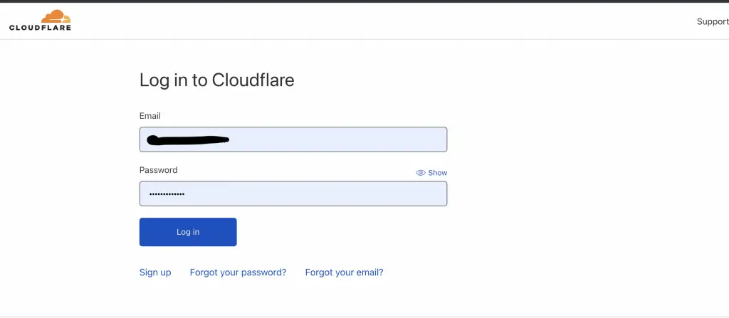 Manage existing Cloudflare records with Terraform and cf-terraforming 1 cloudflare login page