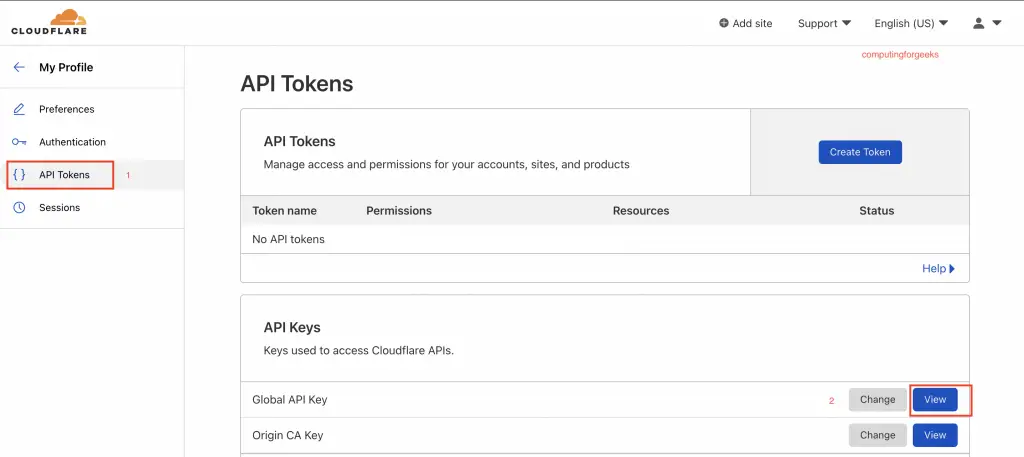 Manage existing Cloudflare records with Terraform and cf-terraforming 3 cloudflare view Global Api Key