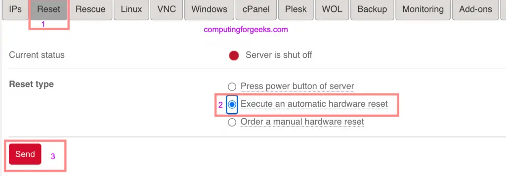Install Proxmox VE 7 on Hetzner root server 1 hetzner boot server in rescue system