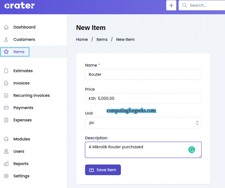 Install Crater Invoicing Solution on Debian 11 Debian 10 11