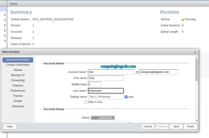 Install Zimbra 10,9 on Rocky Linux 8|AlmaLinux 8|RHEL 8 | ComputingForGeeks