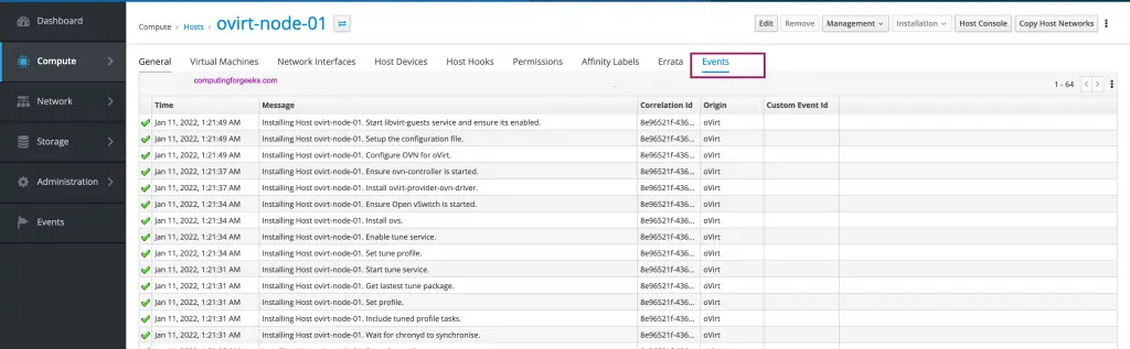 Configure oVirt Node (Hypervisor) on Rocky Linux 8 / AlmaLinux 8 5 install ovirt almalinux 05