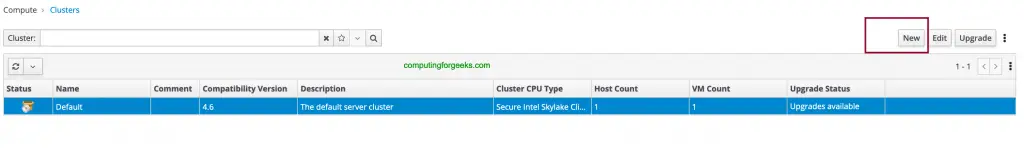 How To Create Data Center and Cluster in oVirt / RHEV 11 ovirt rhev create cluster 02