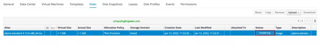 Upload and Use ISO Images on oVirt / RHEV Storage Domain 12 upload os iso file ovirt rhev 09