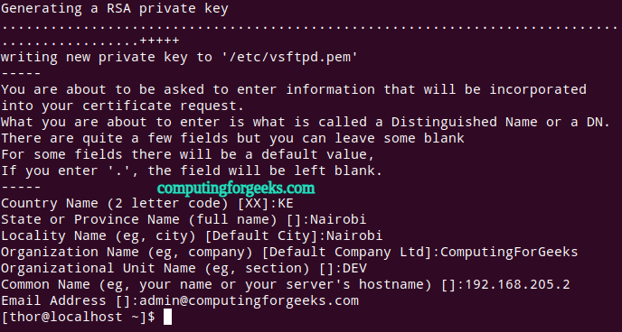 Configure Vsftpd FTP Server on Rocky Linux AlmaLinux 1