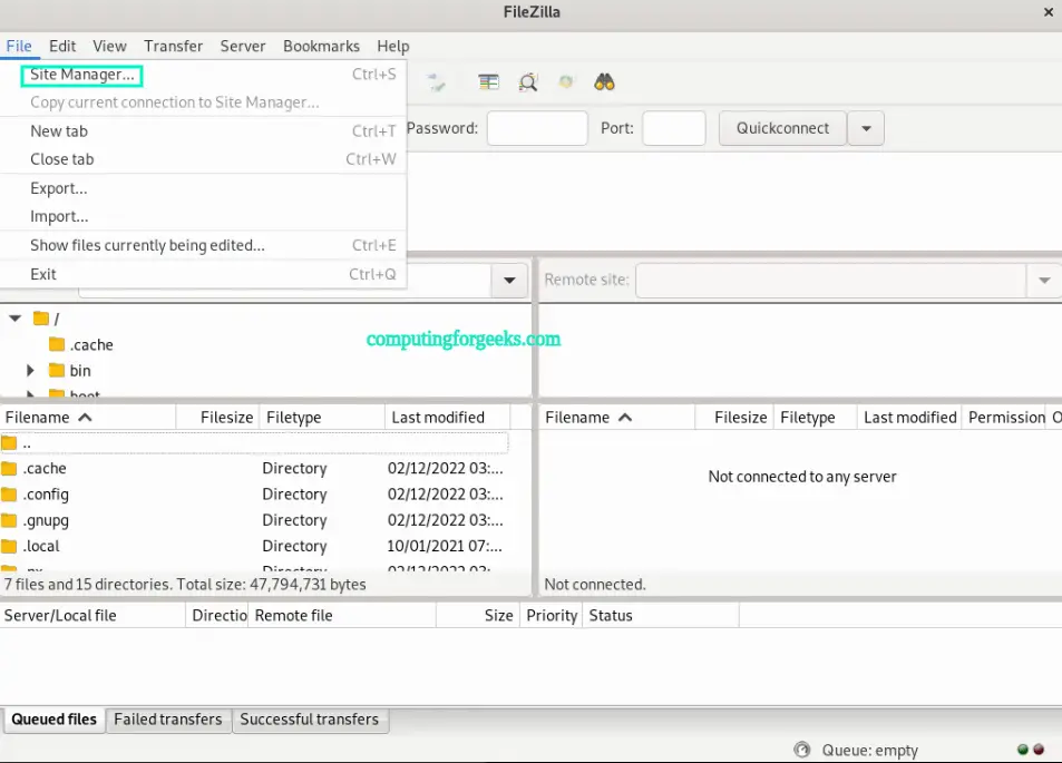Configure Vsftpd FTP Server on Rocky Linux 8|AlmaLinux 8 3 Configure Vsftpd FTP Server on Rocky Linux AlmaLinux 2