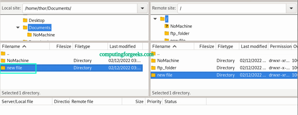 Configure Vsftpd FTP Server on Rocky Linux AlmaLinux 9